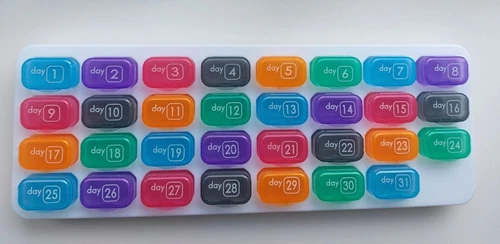 31 Day Pill Box Tablet Medicine Organiser Dispenser Monthly Daily Storage Case