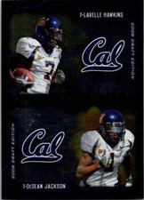 2008 Upper Deck Campus Combos DeSean Jackson / Lavelle Hawkins #233 Football