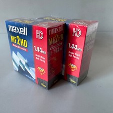 20x MAXELL Floppy Disk MF2HD 3.5" 1.44MB Windows DOS Formatted Diskettes NEW