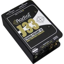 Radial J33 2-channel Active Turntable Preamp/Direct Box
