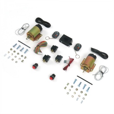 4 Function 50 Lbs Remote Shaved Door Popper Kit AutoLoc AUTSVPRO54 hot rod