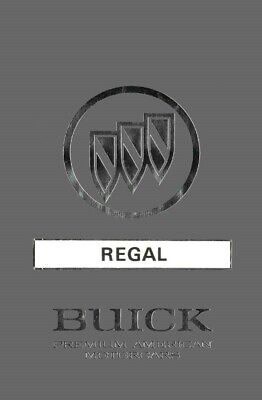 1992 Buick Regal Owners Manual User Guide | eBay