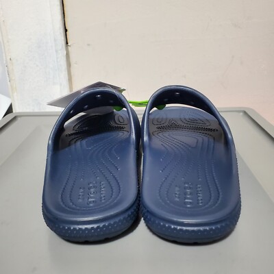 Classic Crocs Unisex Slides Navy Waterproof Men 5 /Womens 7  display picture 3