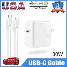 30W USB-C Power Adapter Charger For apple MacBook Air iPhone 11 12 Pro Max iPad