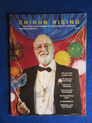 CHIRON RISING MAGAZINE FEBRAURY-MARCH 1991 OLDER GAY MEN BEARS - 第 1/1 張圖片