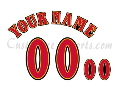 Basketball Atlanta Hawks Customized Number Kit For 1995-1999 Home Uniform