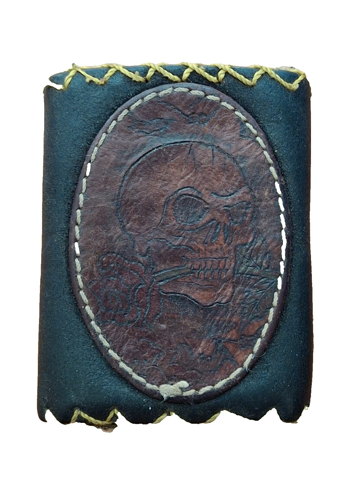 Carteras Handmade Suede Negro para Hombres