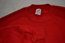 47037-a Vintage Jerzees Sweatshirt Pullover 1990s Made In USA Red Size XL Mens