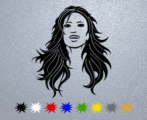 STICKER PEGATINA DECAL VINYL Girl Face #1 - 第 1/2 張圖片
