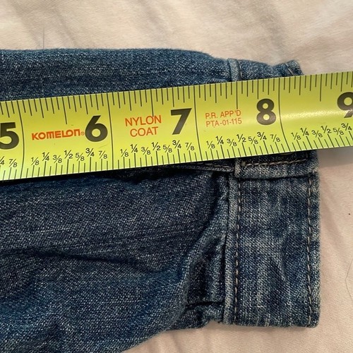 OshKosh B'Gosh Denim Jean Trucker Jacket Girls 12 Months Embroidered Lined - Picture 8 of 10