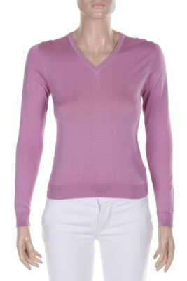 malo Cashmere-Silk Pullover I 40 = D 32 light lavender