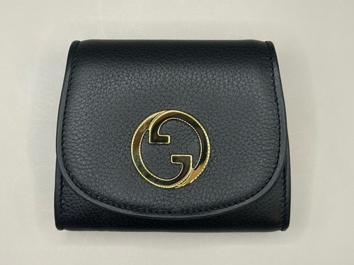 Gucci Blondie Medium Chain Wallet / Purse Black Crossbody Authentic - Picture 5 of 14