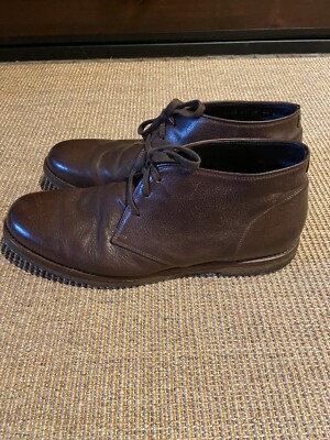 Allen Edmonds Brown Leather Montauk Sioux Leather Chukka 