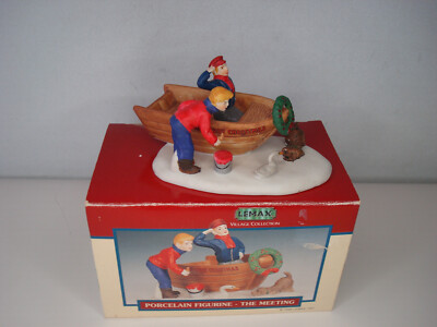 LEMAX  ''THE MEETING'' VILLAGE COLLECTION VINTAGE 1998 IN ORIGINAL BOX