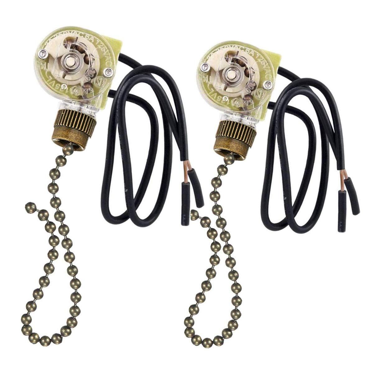 Zing Ear Ze109 Ceiling Fan On/Off Pull Chain Switch Replacement-image