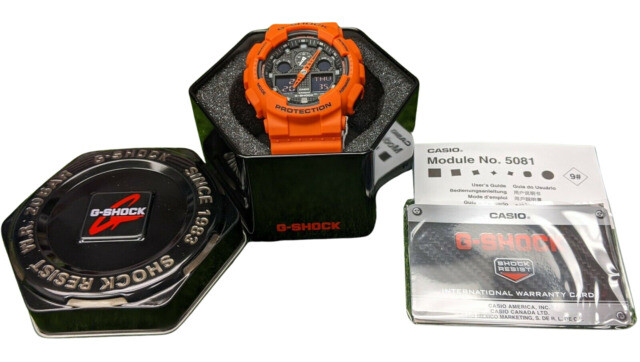 Casio G-Shock GA-100L-4ACR Wrist Watch for Men for sale online | eBay
