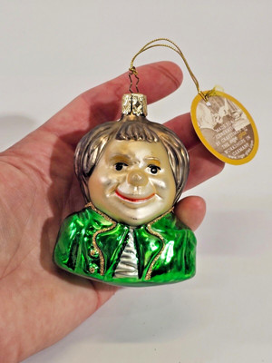 KSD Vintage Inge-Glas Christmas Blown Glass Ornament Max Naughty Prankster NEW