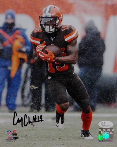 Corey Coleman Signed Cleveland Browns 8x10 Running In Snow PF Photo- JSA W Auth - Picture 1 of 2