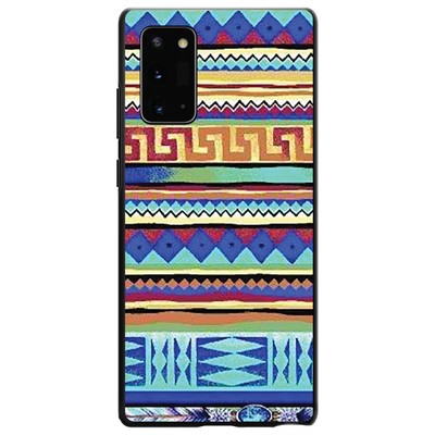 Hard Case Cover for Samsung Galaxy Note Blue Red Yellow Tribal Print