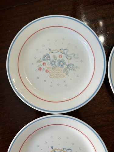 Vintage Corelle Country Cornflower Bread Butter Salad Plates Set of 4 7 ¼” - Picture 5 of 8