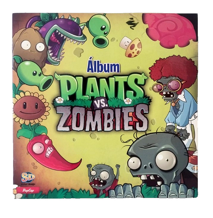 Plants vs Zombies Sticker Album 2015 SD Sticker Design Argentina Near Complete