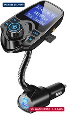 Nulaxy KM18 Plus Bluetooth 5.4 Car Adapter with 48W Fast Charging PD 30W QC3.0