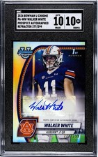 2024 Bowman U Chrome PA-WW Walker White 1st Bowman Auto #'d /299 SGC 10 (RC, AU)