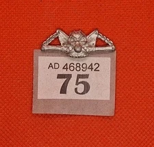 Warhammer Dwarf Dwarves Troll Slayers Standard Bearer Icon Banner Top Metal OOP