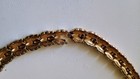 Vintage Nina Ricci Signed Gold Silver Tone 18" Link Choker Necklace needs repair — photo 9