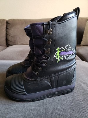 Vintage GNU Snowboard Boots Pro Model - Size 8 Boot Size 7 Liner - Made In Korea