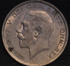 Halfcrown 1920 George V VF S4021 SCARCE (T88)