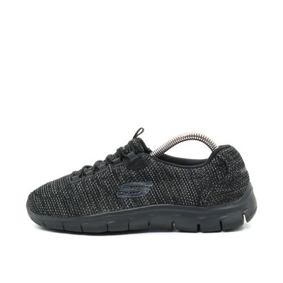 Skechers Damen Air-Cooled Memory Foam Sneaker Schwarz Textil Relaxed Fit EU 36