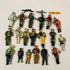 Vintage 1980s GI Joe Action Figure Lot 19 Hasbro Cobra Army Mixed Parts