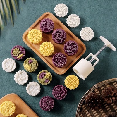 Mooncake für Form Antihaft Handgepresst Kuchen Maker ABS Edelstahl