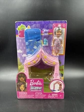 Barbie Skipper Babysitters Inc Pink Tent and Child Play Set Camping Outside