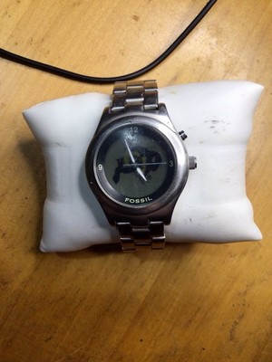 FOSSIL KALEIDO Animated Vintage Men's Watch LI2093 COLORADO UNIVERSITY RUNS