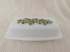 Vintage Pyrex Spring Blossom Crazy Daisy covered butter dish