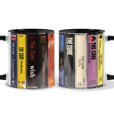 The Cure Rock Band Mug for Fans, Retro The Cure Albums Cassette Mug Collection