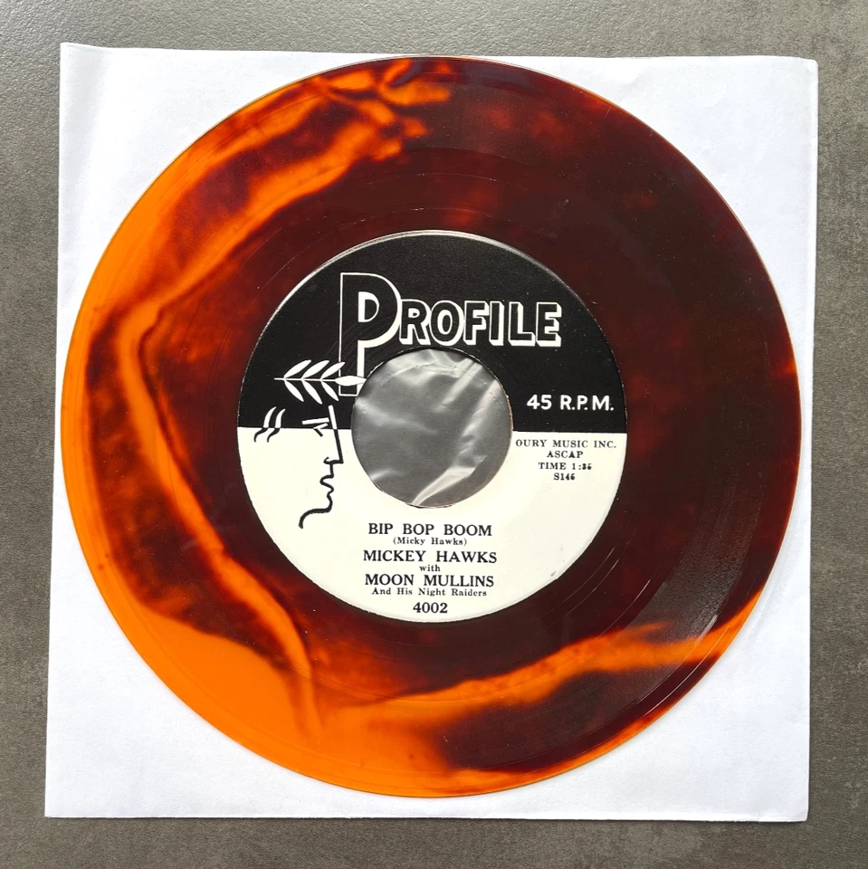 7" Mickey Hawks - Bip Bop Boom - US Profile Rocker - Bild 1 von 1