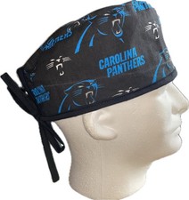 NFL Carolina Panthers DEFECTIVE Scrub Hat Chemo Cap