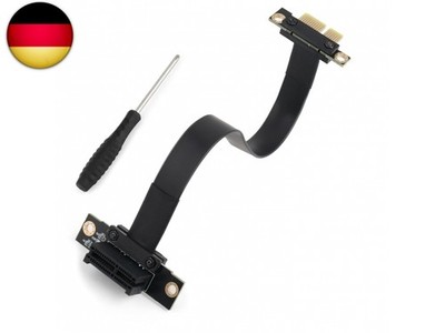 PCI-E 3.0 Riser Kabel PCIe Extender Jumper for Graphics X1 to X1/ M to F/90° to