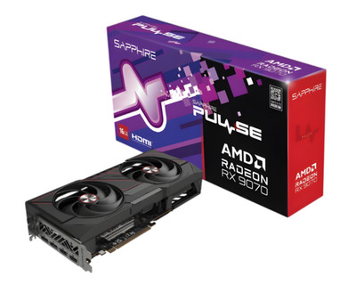 SAPPHIRE Radeon RX 9070 Pulse 16GB GDDR6   RDNA4, PCIe 5.0, HDMI/DP, Gaming GPU