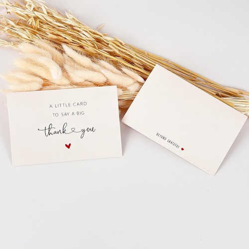 48 Pack Thank You Cards with Envelopes & Stickers, 4×6 Cute Blank Greeting Ca... - Picture 3 of 6