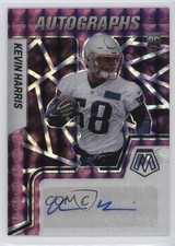 2022 Panini Mosaic Rookie Purple Prizm 38/49 Kevin Harris #RAM-KEH Auto 0rd2