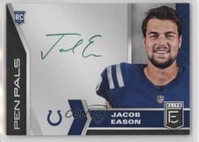 2020 Panini Donruss Elite Pen Pals Green Ink Jacob Eason #PP14 Auto 8gd