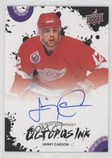 2025 Upper Deck Detroit Red Wings Centennial Octopus Ink Jimmy Carson Auto av1