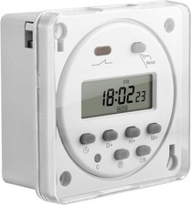 Digital Weekly Programmable Timer Relay 220–240V LCD, 16A SPST Waterproof