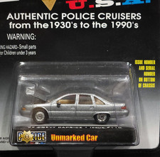 Racing Champions 92 1992 Chevy Caprice Unmarked Police Car Chevrolet Collectible