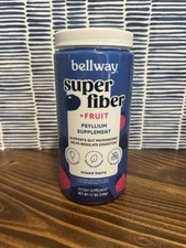 Bellway Super Fiber + Fruit Psyllium Husk Supplement Mixed Berry 7.7 oz.