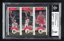 1996 Collector's Choice Team Sets Ron Harper Michael Jordan Steve Kerr BGS 9 0q3
